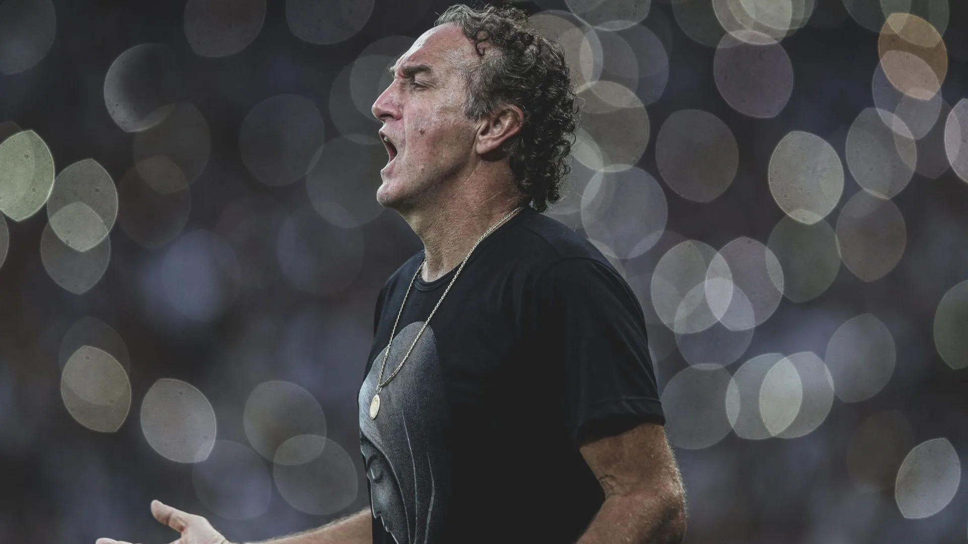 Cuca é o novo treinador do Santos. | Foto: Pedro Souza / Atlético/ Reprodução SCC 10