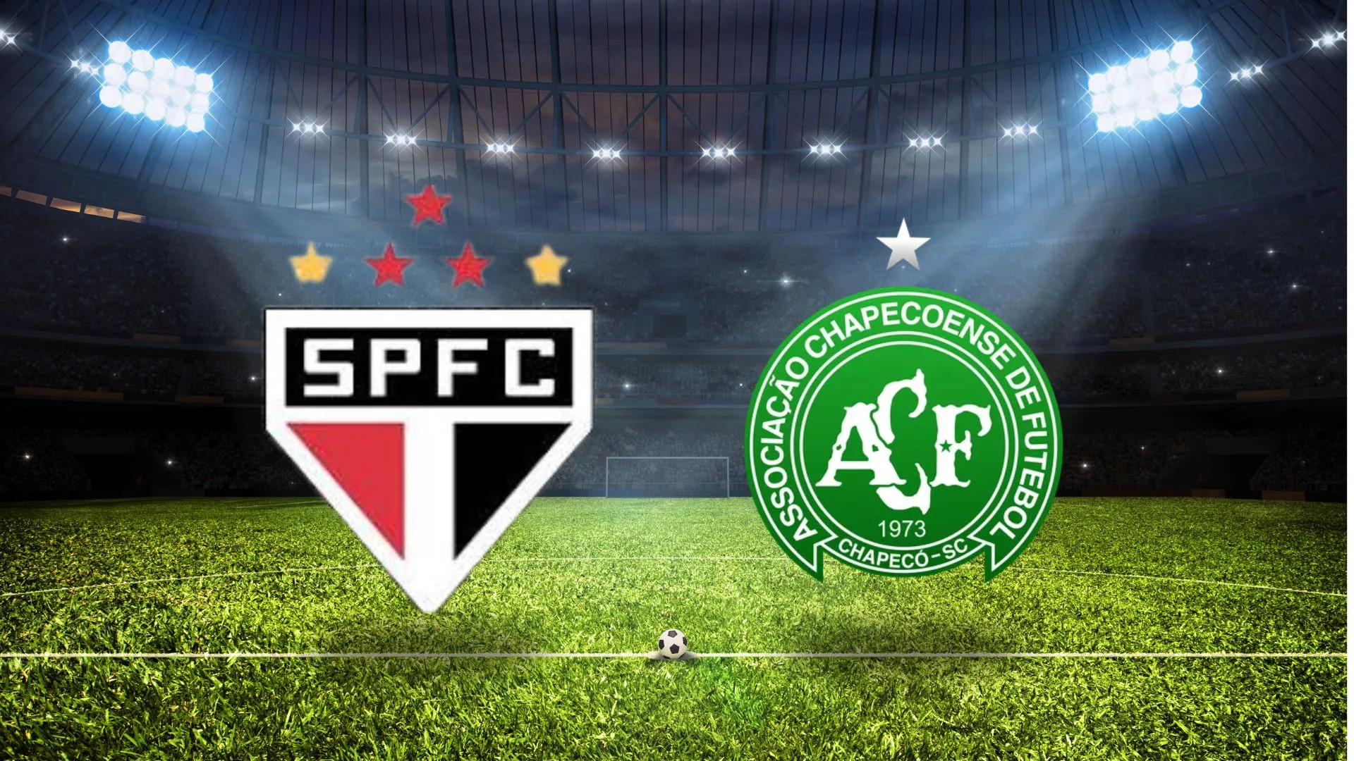 São Paulo x Chapecoense onde assistir e escalações.| Foto: Reprodução SCC10