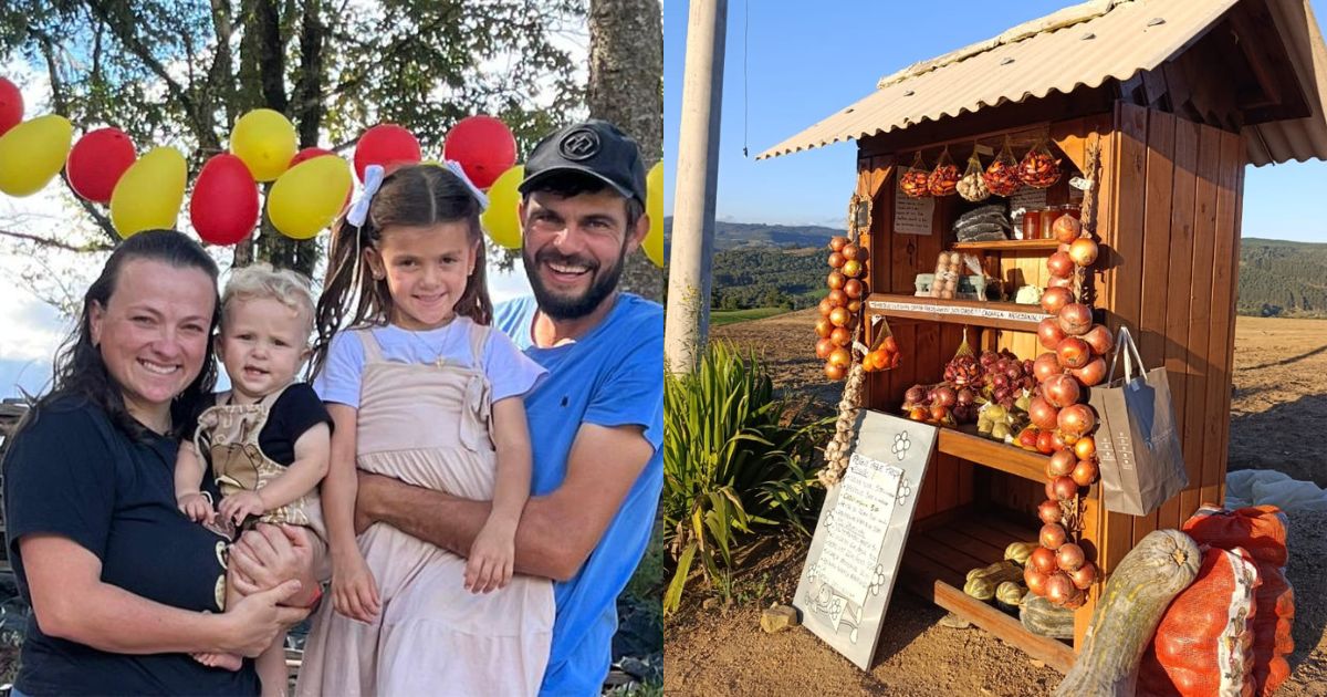 FamÃ­lia criou banca da confianÃ§a em momento de crise e viralizou em SCFoto: Arquivo pessoal...
