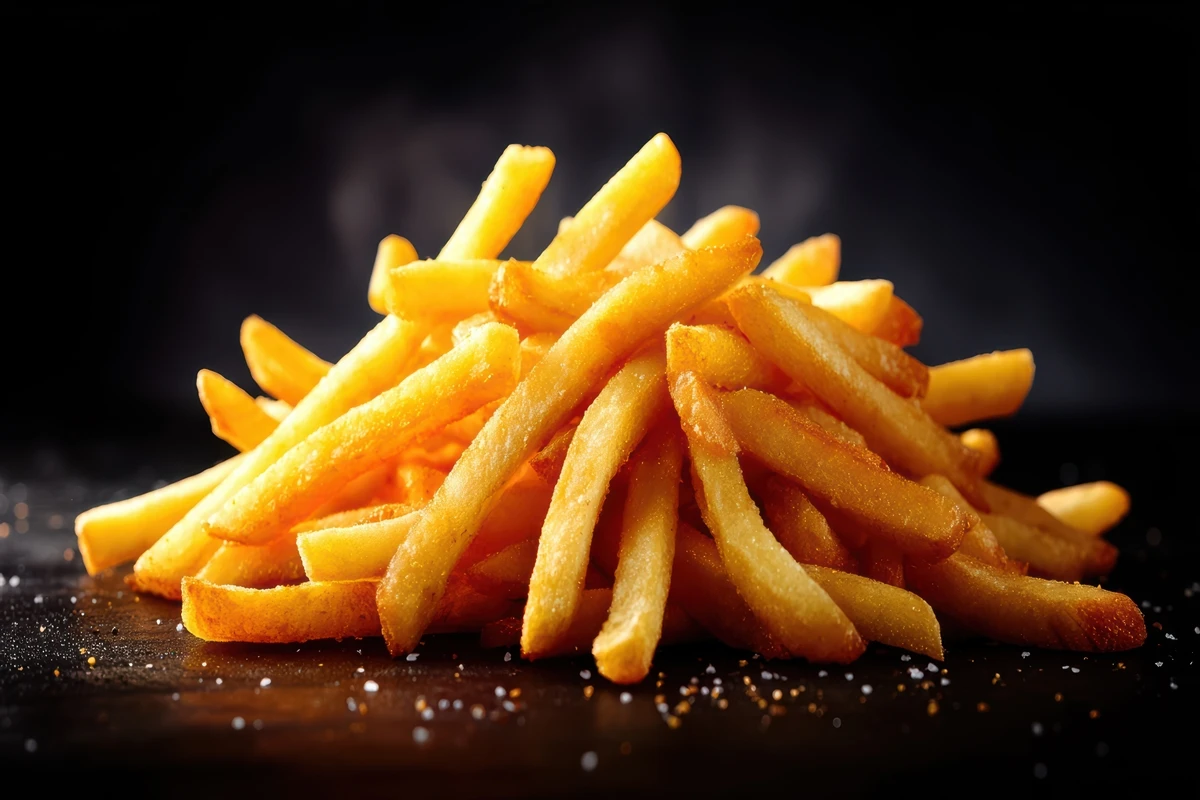 1 de 1 Imagem colorida de batatas fritas em uma bancada - Metrópoles - Foto: Magnific