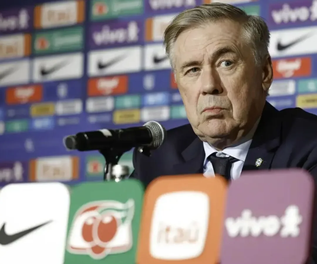 Com Neymar, Ancelotti anuncia a convocação da Seleção Copa . | Foto: Rafael Ribeiro/CBF/Divul...