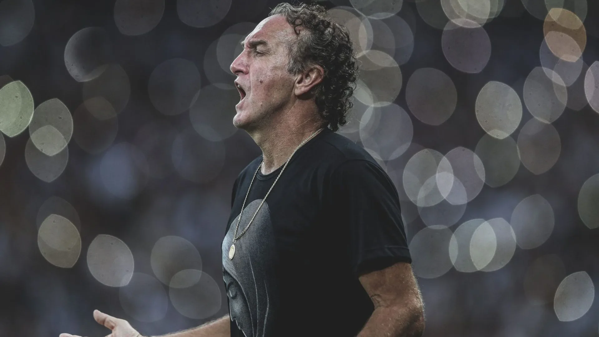 Cuca é o novo treinador do Santos. | Foto: Pedro Souza / Atlético/ Reprodução SCC 10