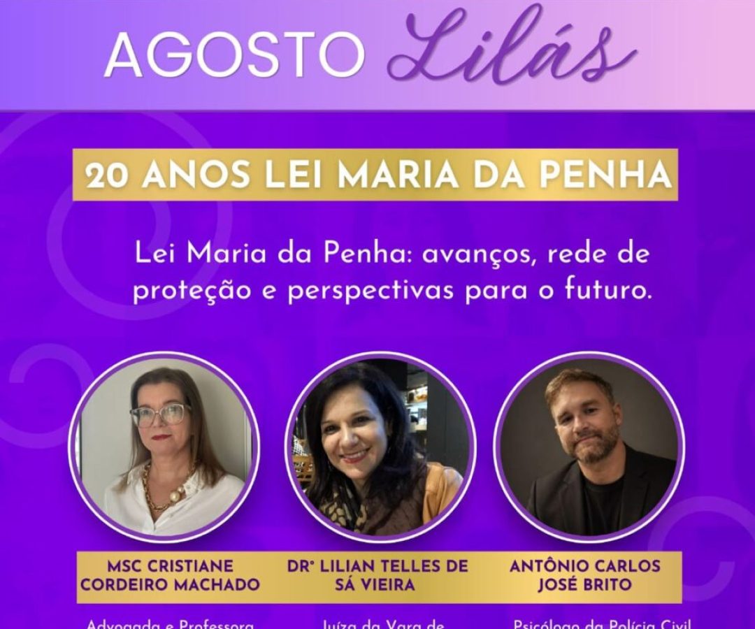 Inscrições abertas para debate, em São José, sobre os 20 anos da Lei Maria da Penha – Prefe...