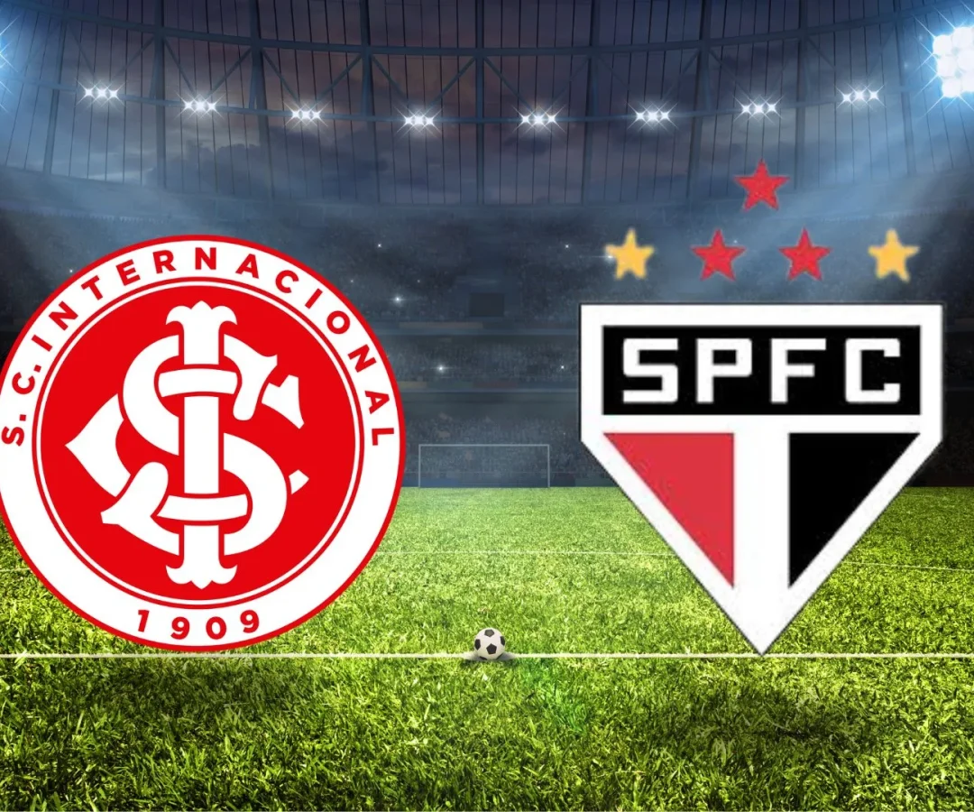 Internacional x São Paulo onde assistir e escalações.| Foto: Reprodução SCC10