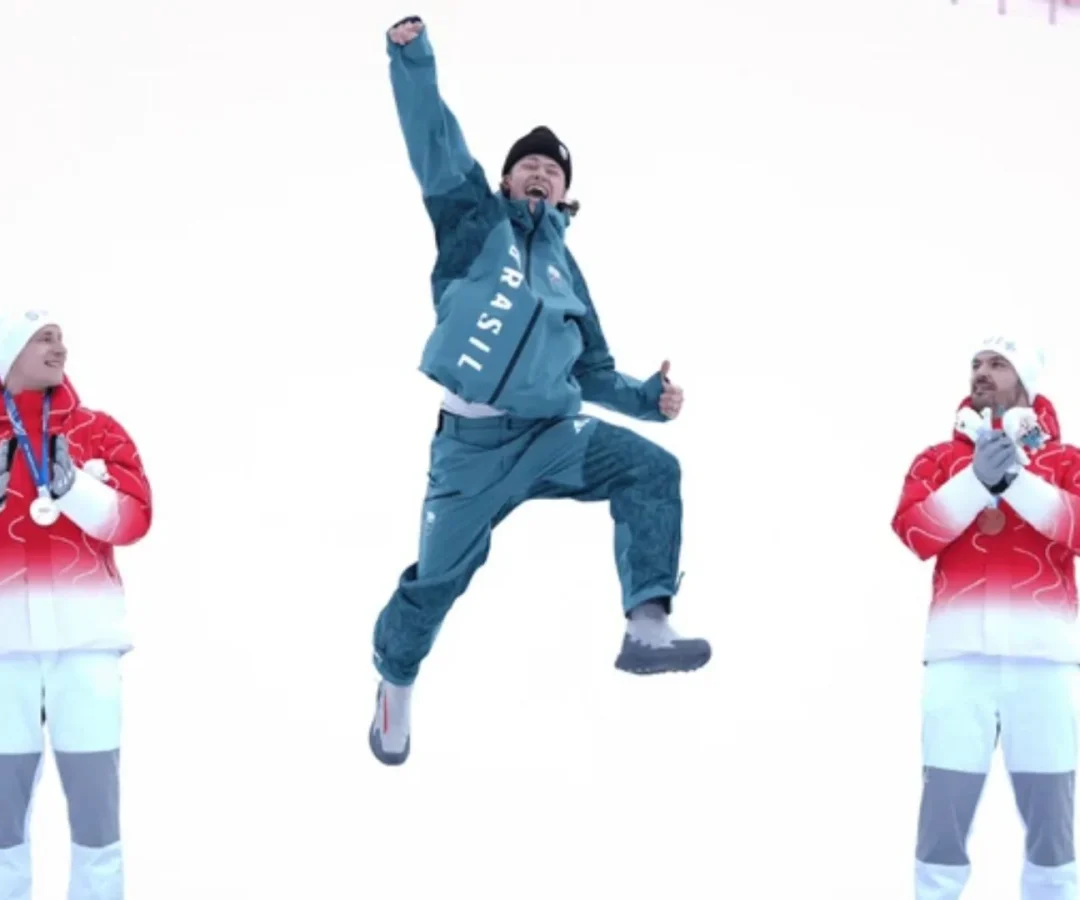 Lucas Pinheiro busca novo ouro nas Olimpíadas de Inverno.| Foto: Rafael Bello/COB/ Divulgação ...