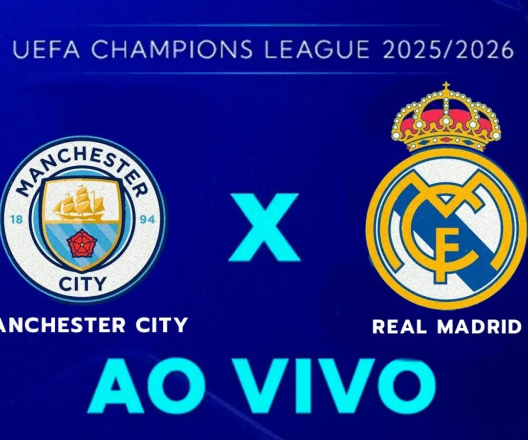 Manchester City x Real Madrid veja onde assistir e escalações.| Foto: Reprodução SCC10