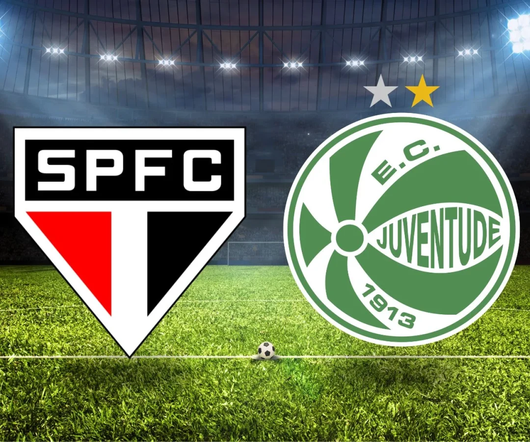 São Paulo x Juventude onde assistir e escalações.| Foto: Reprodução SCC10