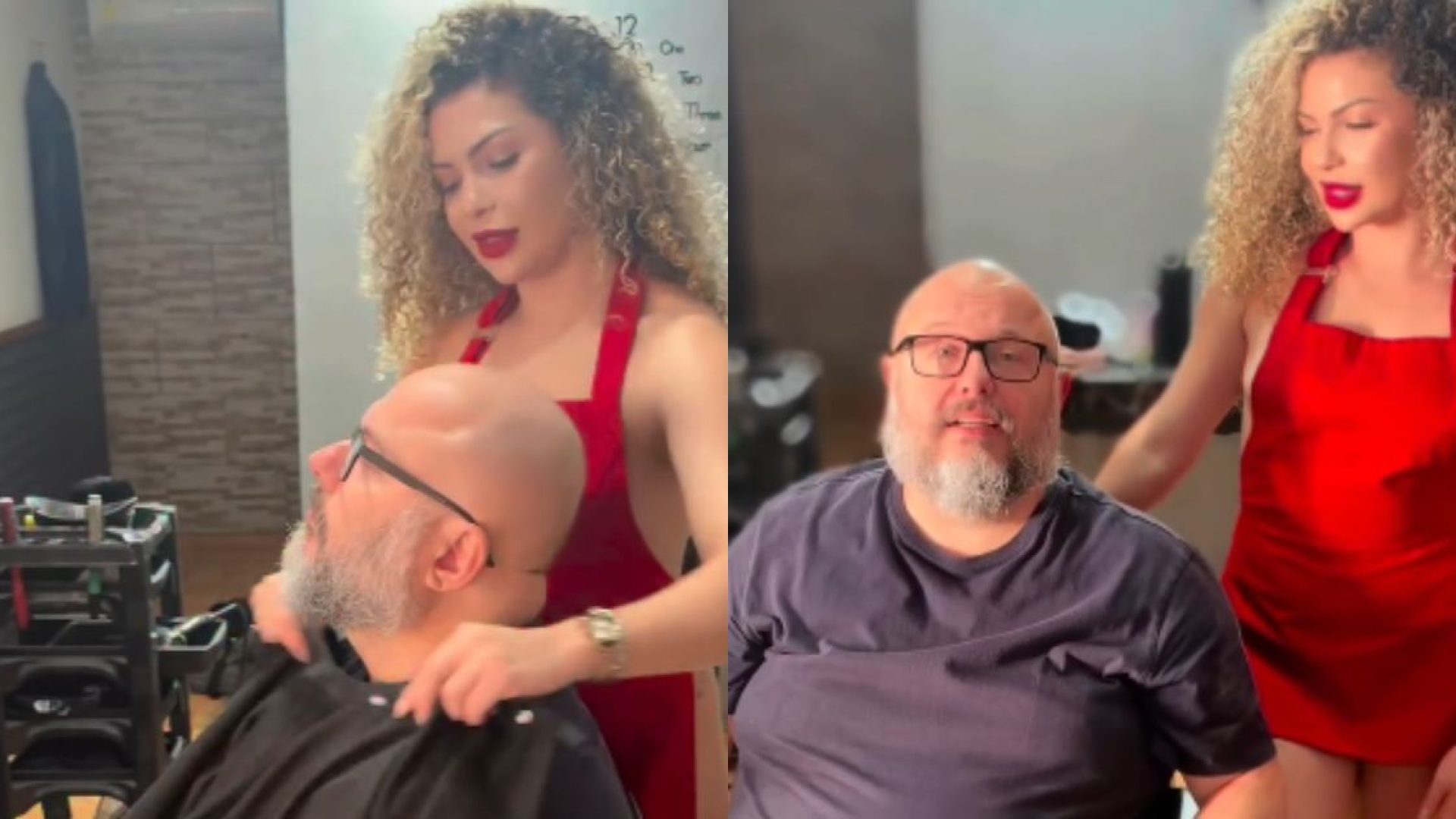 Homem careca viaja 200 km para ser atendido em barbearia nudista de FlorianÃ³polisFoto: Reprodu...